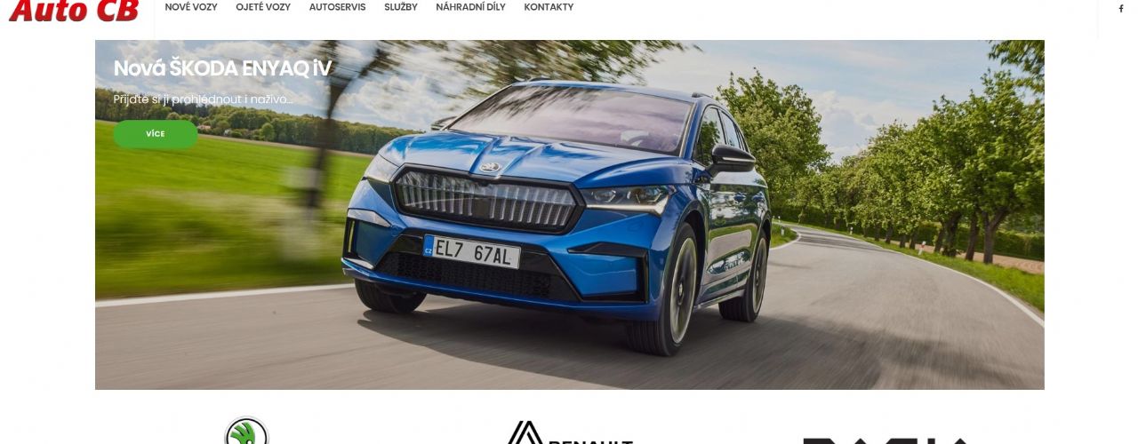 Vytvořili jsme nový web pro autosalon Auto CB v Plzni