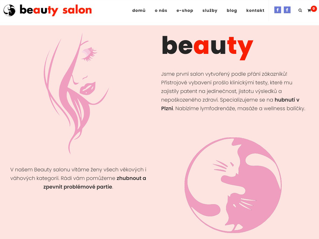 Beauty salon Plzeň má nový responzivní web