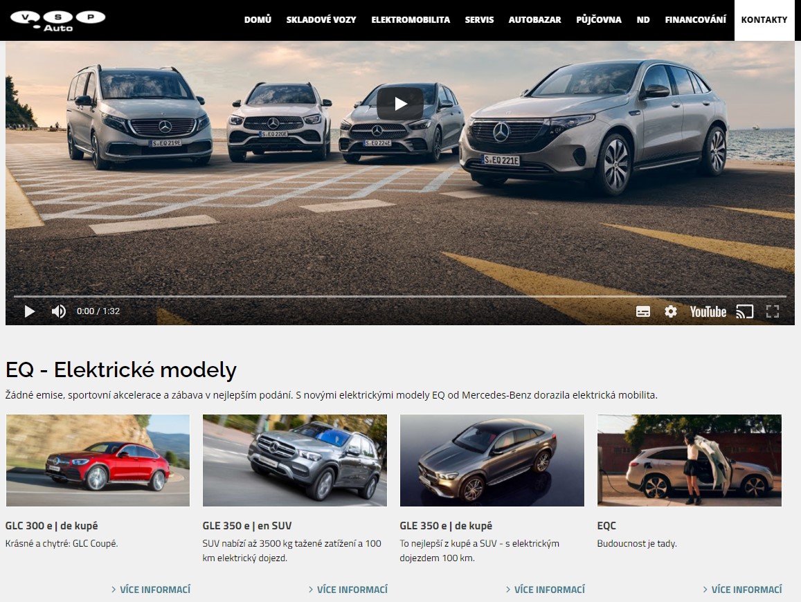 Online prezentace ELEKTRO & HYBRID vozů Mercedes-Benz