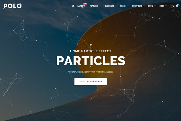 Uniweb Particles
