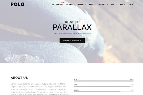Uniweb Parallax Fullwidth